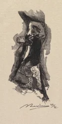 Wald von Fontainebleau: Pass der sieben Höhlen La Forêt de Fontainebleau..., 1890