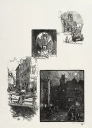 Rouen Illustré: Rue des Charretes; Rue de Halage; Rue Eau de Robec; Place des Arts