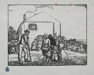 Die Bettler am letzten Haus, 1905