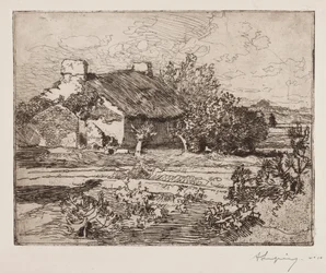 Vielle Bourrine, Maison du Marais, Vendée, 1892