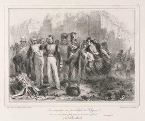 Album von 1831: Ich will einen von Polignacs Soldaten töten. Sie haben mein Kind nicht verschont (Historisch)