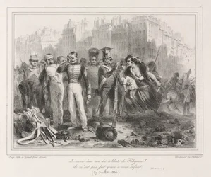 Album von 1831: Ich will einen der Polignac-Soldaten töten. Sie haben mein Kind nicht verschont