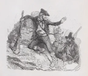 Die Schmuggler, aus Die vollständigen Werke von Béranger, 1836