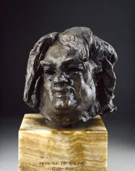 Balzac, Kopf vor der letzten Studie