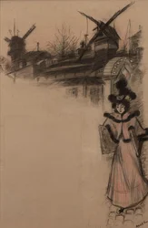 Moulin de la Galette Studie, 1896