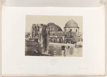 Ansicht der Grabeskirche in Jerusalem