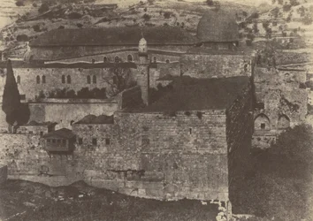 Jerusalem. Tempelbezirk. Moschee El-Aksa, Südwest-Ecke