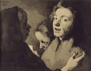 Konversationsstück: Drei Köpfe, 1872
