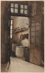 Kücheninterieur, ca. 1862