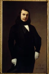 Porträt von Theophile Gautier (1811-1872), Dichter, Romanautor und Kritiker