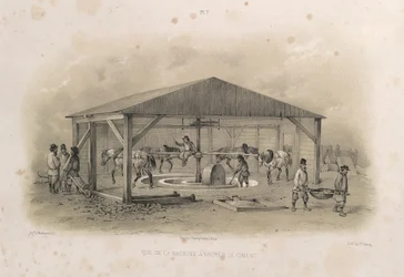 Zementherstellung aus: Der Bau der Isaakskathedrale, 1845