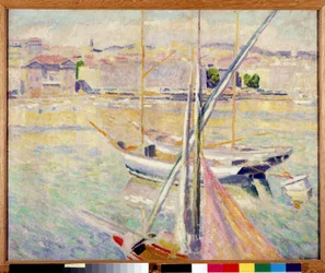 Segelboote im Alten Hafen von Marseille