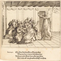 Christus erscheint den Aposteln, 1547