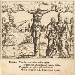 Christus wird mit der Lanze durchbohrt