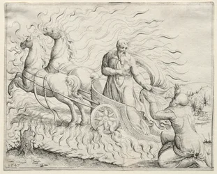 Elija fährt in den Himmel auf
