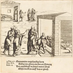 Elisa erweckt den Sohn der Schunemiterin, 1547