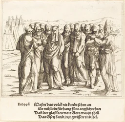 Moses spricht zu den Kindern Israels