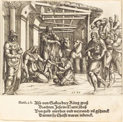 Die Anbetung der Könige, 1548