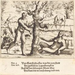Die Versuchung von Eva, 1548