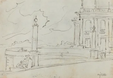 Die Ripetta in Rom [verso]