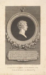 Porträt von De Larive, 1785