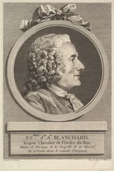 Porträt von Esprit-Joseph-Antoine Blanchard, 1767