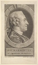 Porträt von Jean-Francoise Marmontel, 1765