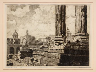 Forum des Augustus (Radierung)