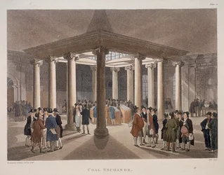 Kohlenbörse, London, 1808