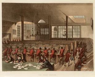 Das Postamt, ca. 1808