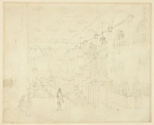 Studie für die Kapelle der Philanthropischen Gesellschaft, aus Microcosm of London