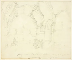 Studie für Lambeth Palace, aus Microcosm of London