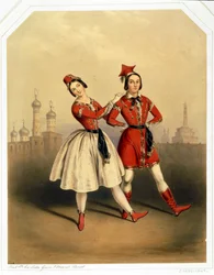 Carlotta Grisi und Jules Perrot - La Polka