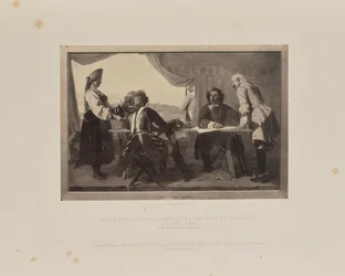 Peter der Große trifft zum ersten Mal auf Katharina, 1858