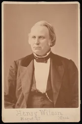 Porträt von Henry Wilson 1812-1875, vor 1876