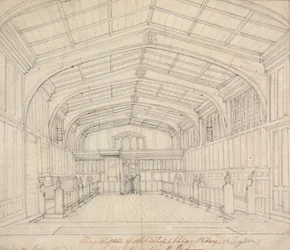 Kapelle des Erzbischofspalastes, Croydon: Ansicht vom Ostende