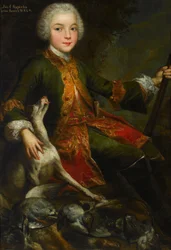 Porträt von Józef Sapieha 1737-1792, ca. 1740