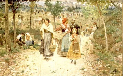 Rückkehr vom Dorffest