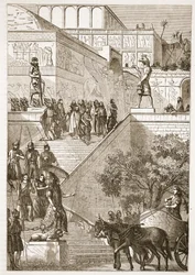 Der Palast von Kouyunjik, restauriert
