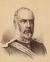 Oberstleutnant Rowe (Farblithografie)