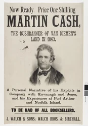 Jetzt verfügbar. Preis ein Schilling. Martin Cash, der Buschmann von Van Diemen
