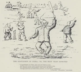 Die Herren von China oder das nächste erwartete Team (Lithografie)