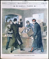 Eine schreckliche Ladung, Titelseite der Illustrierten Zeitung, März 1897