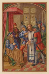 Herodes verspottet den Herrn