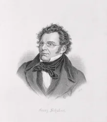 Porträt von Franz Schubert (1768-1827)
