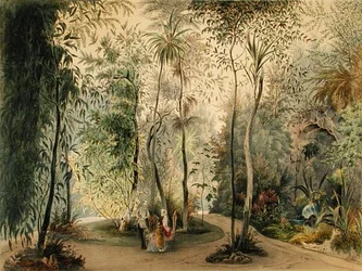 Der Wintergarten des Hofburg-Palastes, Wien, 1852