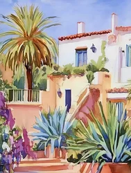 Sonnige mediterrane Villa