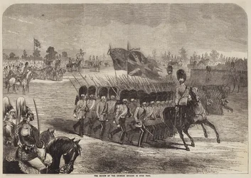 Die Parade der Krim-Brigade im Hyde Park