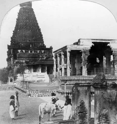 Die Große Pagode von Tanjore Thanjavur, Indien, 1902
