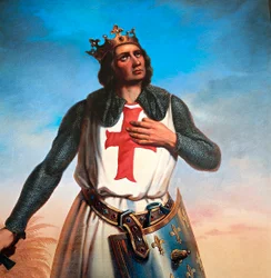Porträt von Ludwig IX., König von Frankreich, genannt Sankt Ludwig